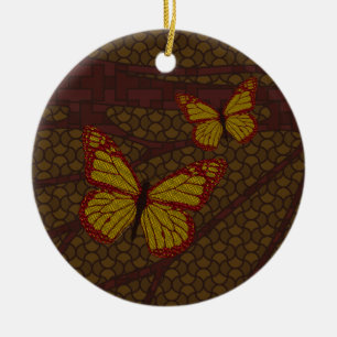 De Cerâmica Ornamento Monarca Chinês