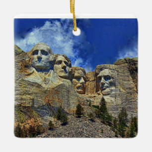 De Cerâmica Ornamento Monte Rushmore South Dakota