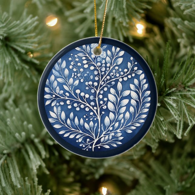 De Cerâmica Ornamento Nórdico (Árvore)