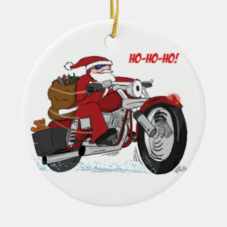 De Cerâmica Ornamento novo do trenó do papai noel