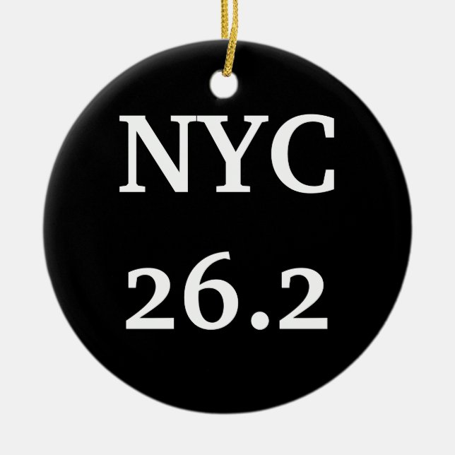 De Cerâmica Ornamento NYC26.2 (Frente)