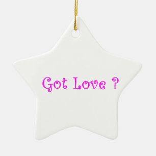 De Cerâmica Ornamento obtido da Amor-estrela