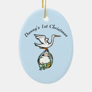 De Cerâmica Ornamento para Bebês 1rua Natal