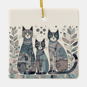 De Cerâmica ornamento para gatos calmantes