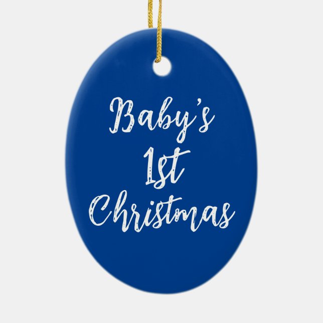 De Cerâmica Ornamento Personalizado (Verso)