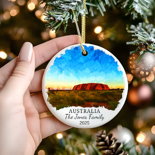 De Cerâmica Ornamento Personalizado da Austrália, Presente na