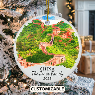 De Cerâmica Ornamento Personalizado da China, Presente Persona
