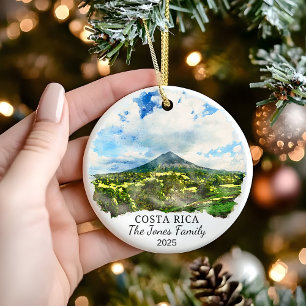 De Cerâmica Ornamento Personalizado da Costa Rica, Presente na