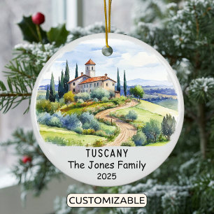 De Cerâmica Ornamento Personalizado da Toscana, Itália