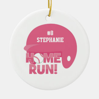 De Cerâmica Ornamento personalizado do capacete do home run do
