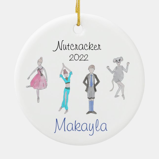 De Cerâmica Ornamento Personalizado do Invólucro Noz para Heid (Traseira)