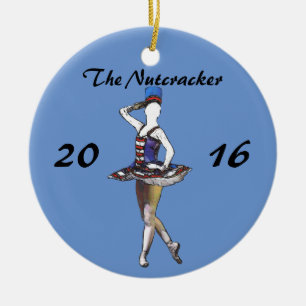 De Cerâmica Ornamento personalizado do Nutcracker - boneca