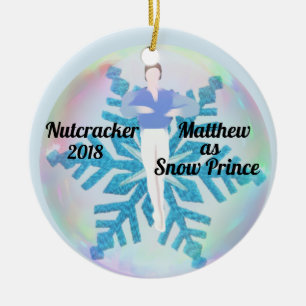 De Cerâmica Ornamento personalizado do Nutcracker - príncipe