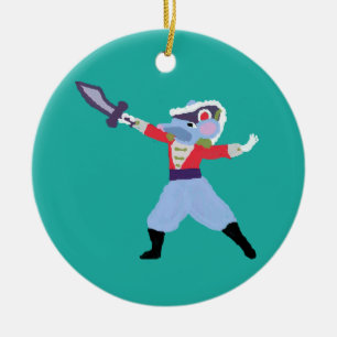 De Cerâmica Ornamento personalizado do Nutcracker - rei do