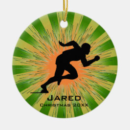 De Cerâmica Ornamento Personalizado do Runner