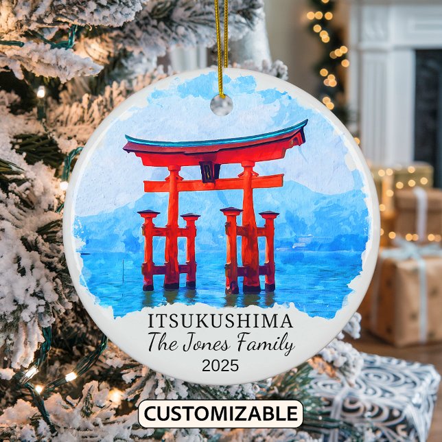 De Cerâmica Ornamento Personalizado Itsukushima, Japão (Criador carregado)