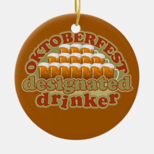 De Cerâmica ornamento personalizado OKTOBERFEST