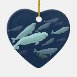 De Cerâmica Ornamento personalizado ornamento da baleia das