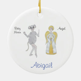 De Cerâmica Ornamento Personalizado para Ashley B. #2