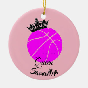 De Cerâmica Ornamento personalizado rainha do basquetebol