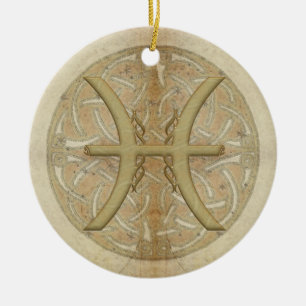 De Cerâmica Ornamento personalizado sinal da estrela dos