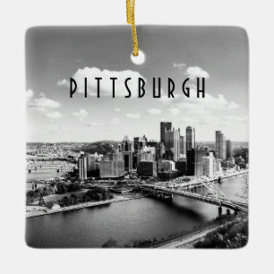 De Cerâmica Ornamento por Skyline Pittsburgh