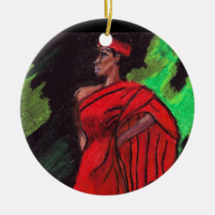 De Cerâmica Ornamento PRETO da BELEZA