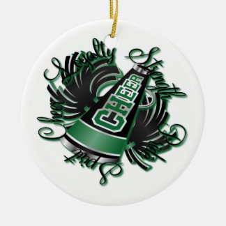 De Cerâmica Ornamento preto e verde do elogio das qualidades