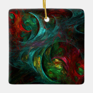 De Cerâmica Ornamento Quadrado Genesis Nova Abstrato Art