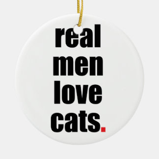 De Cerâmica Ornamento real dos gatos do amor dos homens