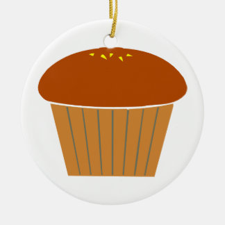 DE CERÂMICA ORNAMENTO REDONDO DO MUFFIN