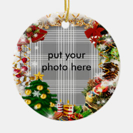 De Cerâmica Ornamento redondo do quadro