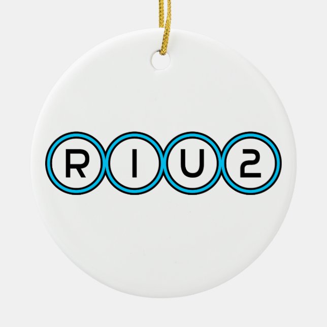 De Cerâmica Ornamento RIU2 (Frente)