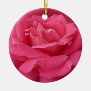 De Cerâmica Ornamento Rosa Rosa Rosa Cor-de-Rosa Personalizado