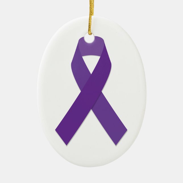 De Cerâmica Ornamento roxo da consciência (Frente)