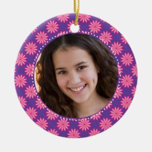 De Cerâmica Ornamento Sassy da foto da menina