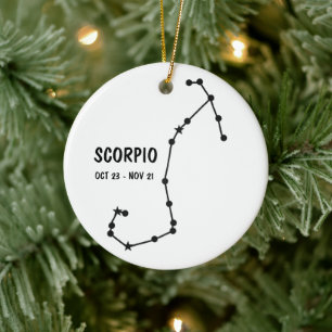 De Cerâmica Ornamento Scorpio