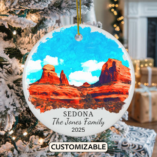 De Cerâmica Ornamento Sedona Personalizado, Estado Arizona