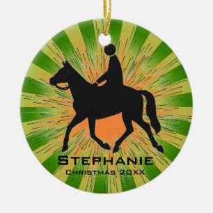 De Cerâmica Ornamento Separador Horseback Personalizado