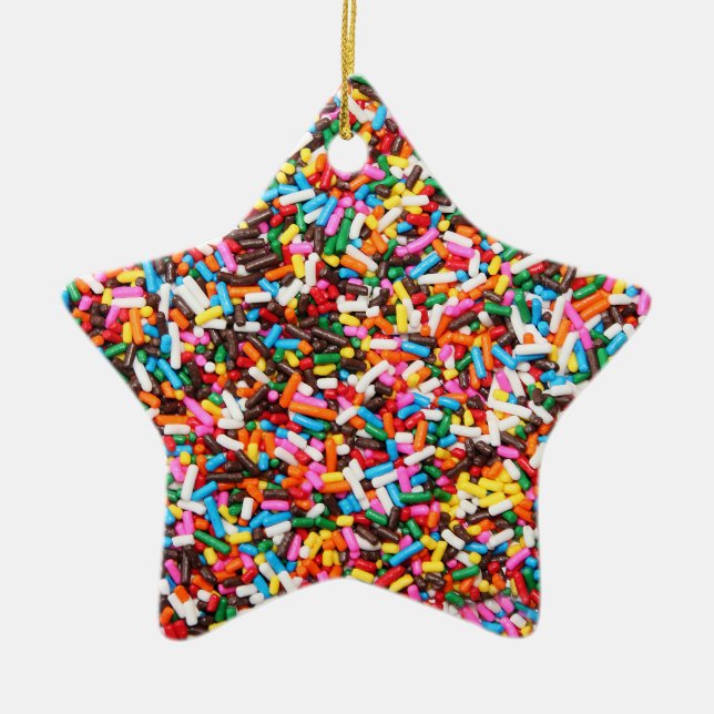 De Cerâmica Ornamento Sprinkles (Frente)