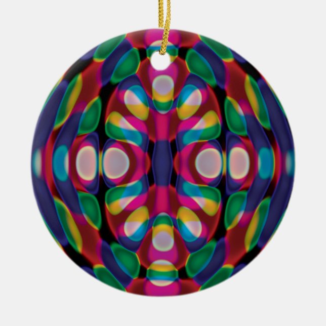 De Cerâmica Ornamento Squished dos Skittles (Frente)