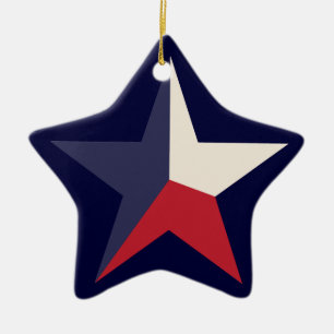 De Cerâmica Ornamento Texas Star