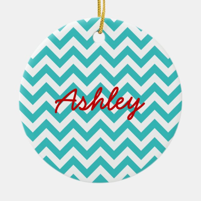 De Cerâmica Ornamento Trendy Chevron (Frente)