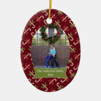 De Cerâmica Ornamento vermelho da foto do feriado do Natal dos