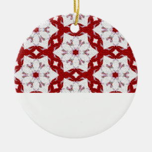 De Cerâmica Ornamento Vermelho Natal