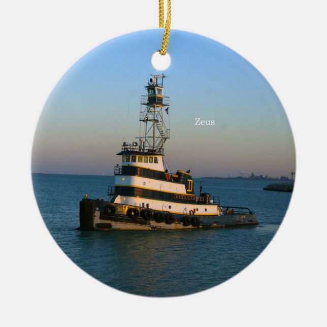 De Cerâmica ornamento Zeus (Frente)