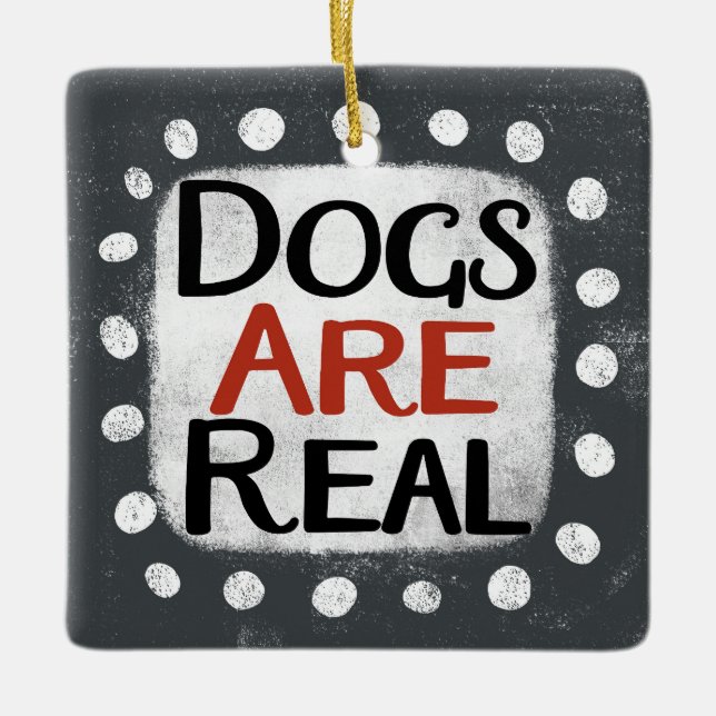 De Cerâmica Os Cães São Ornamento Real (Frente)