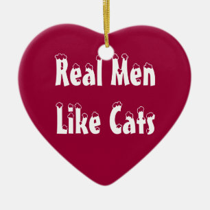 De Cerâmica Os homens reais gostam do ornamento dos gatos