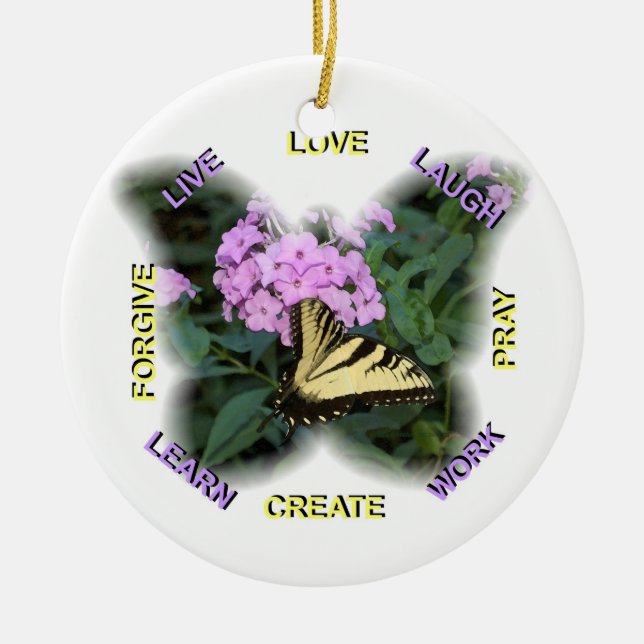 De Cerâmica Palavras a viver pelo ornamento ou pelo pendente (Frente)