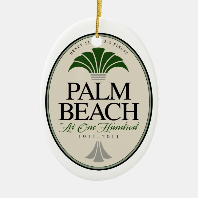 De Cerâmica Palm Beach no ornamento 100 (Frente)